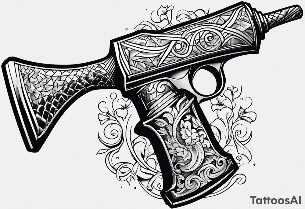 A simple hammer tattoo idea