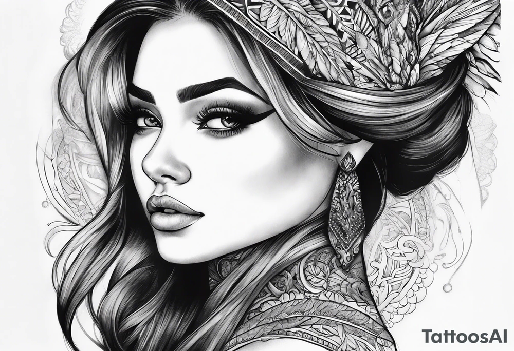 сатана tattoo idea