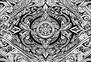 Polynesian minimal neck  tattoo tattoo idea