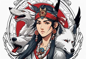 princess mononoke tattoo idea