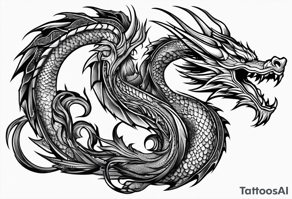 Dragon tattoo idea