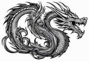 Dragon tattoo idea