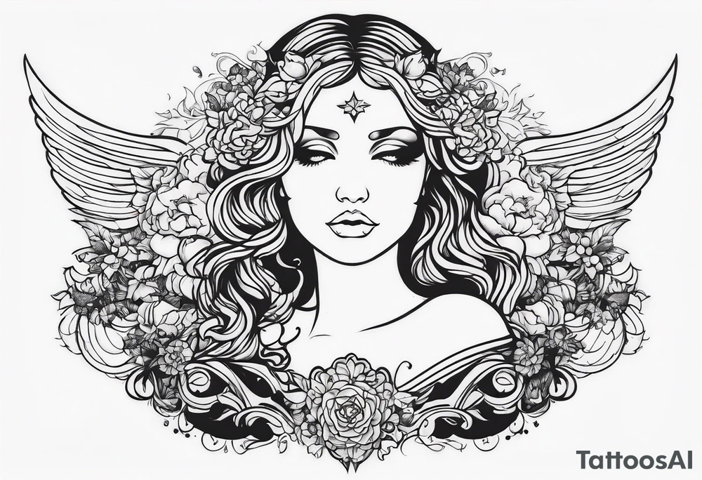 angels tattoo idea