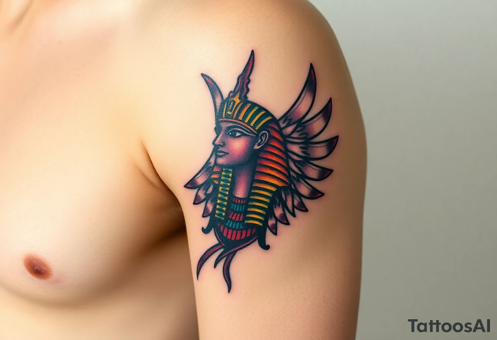 egpyptian theme tattoo idea