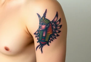 egpyptian theme tattoo idea