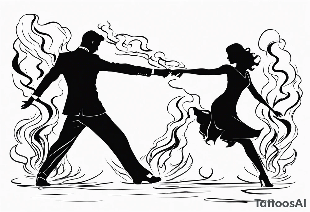 Slow dancing in a burning room tattoo idea
