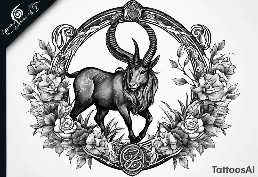 Strength  Capricorn wisdom tattoo idea