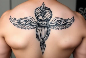 create me a leg piece to do with sikh history tattoo idea