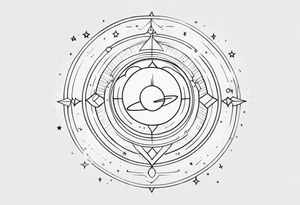 Galaxia tattoo idea