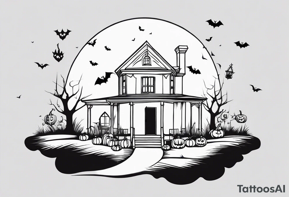 halloween tattoo idea