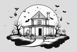 halloween tattoo idea