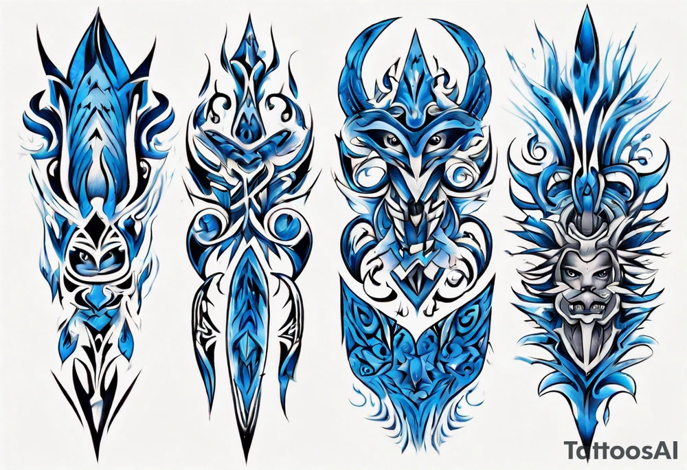 Bluey tattoo idea