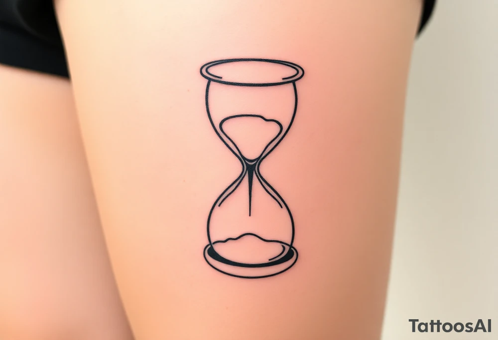 hourglass tattoo idea