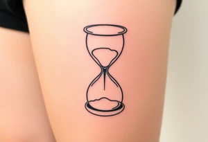 hourglass tattoo idea