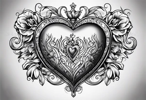 un corazon tattoo idea