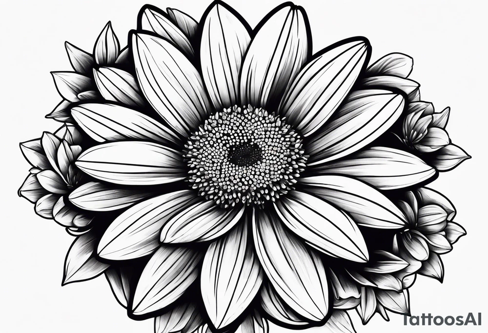 daisy tattoo idea