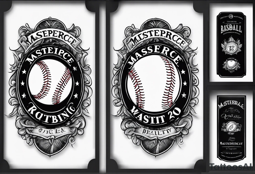 Baseball beer tattoo idea