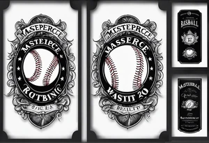 Baseball beer tattoo idea