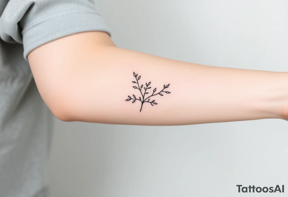 Ilex aquifolium tattoo idea