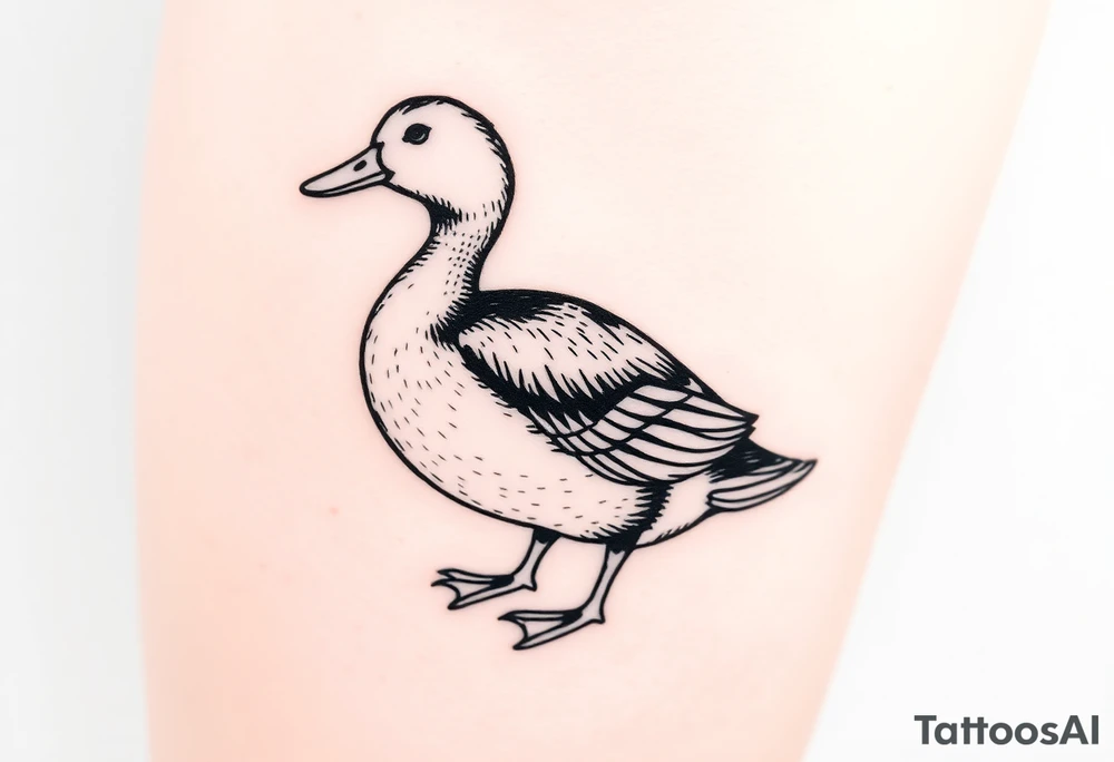Duck tattoo idea