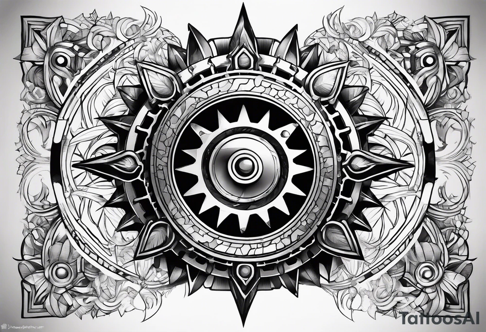 cogwheel tattoo idea