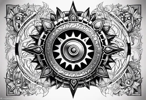 cogwheel tattoo idea
