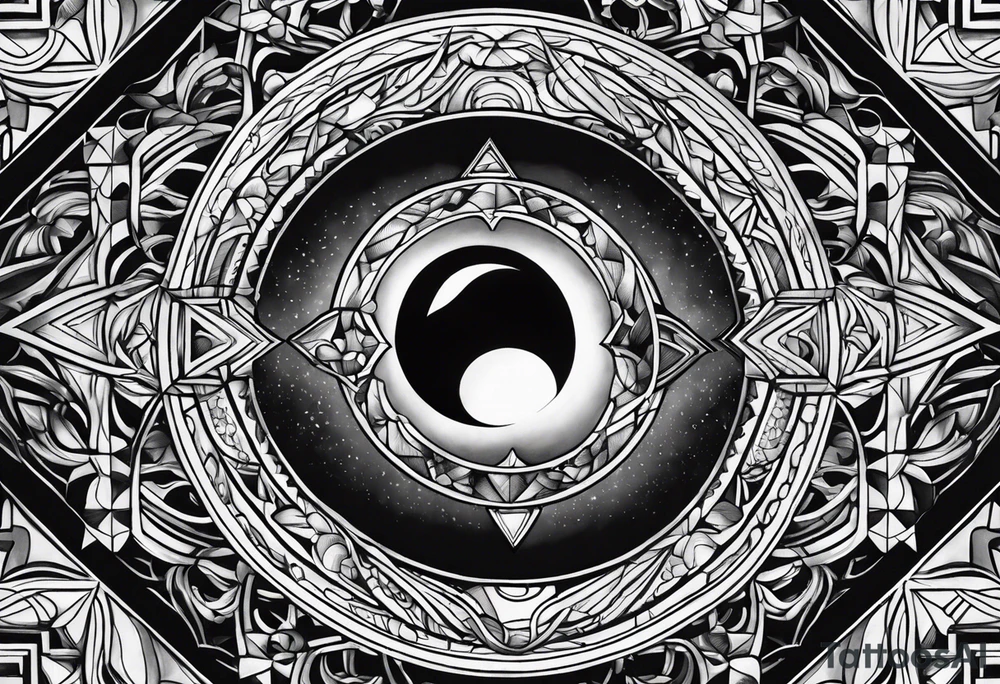 My escher eclipse tattoo idea