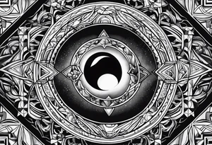 My escher eclipse tattoo idea