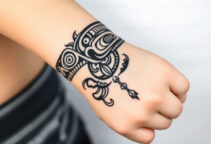 Māori spirit emotion heal courage tattoo idea