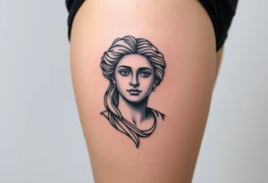 greek sculture 
female tattoo idea