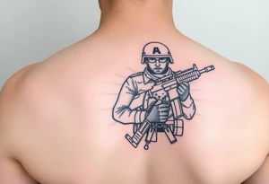 Army Soldier tattoo idea