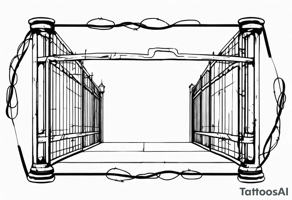 Barded wire tattoo idea