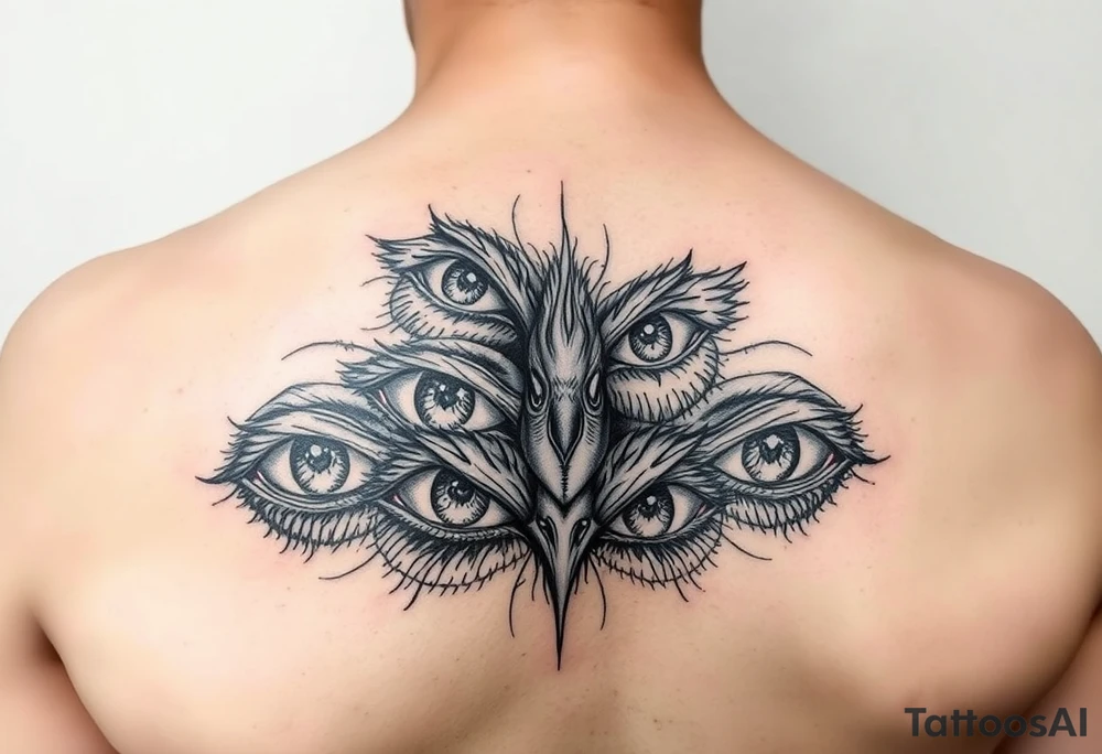 A bunch of eyes big and small tattoo idea