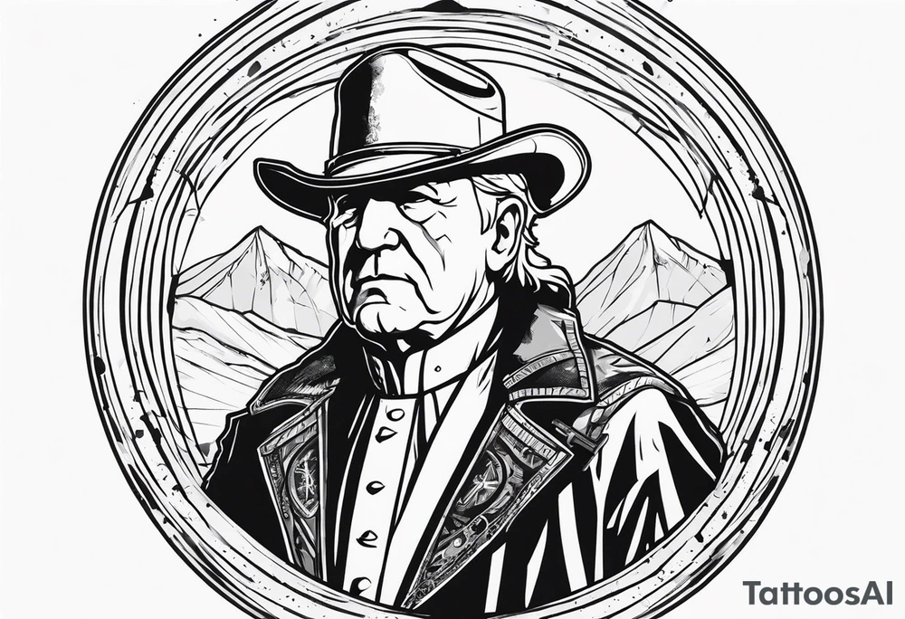 Patriarch Buchanan from Wasteland 3. tattoo idea