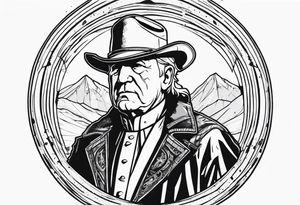 Patriarch Buchanan from Wasteland 3. tattoo idea