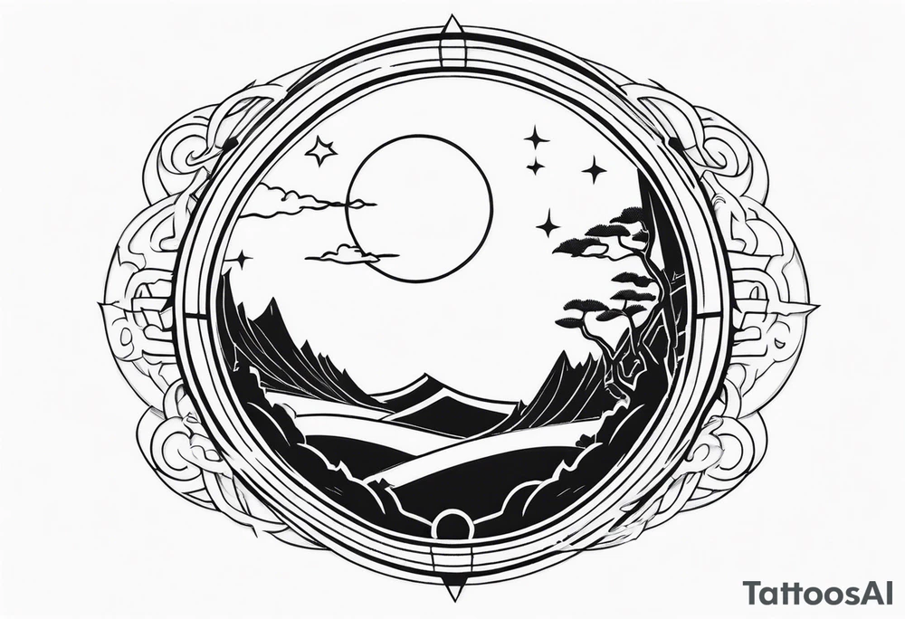 Naruto moon tattoo idea