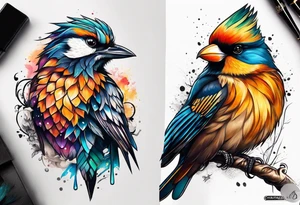 Birds tattoo idea