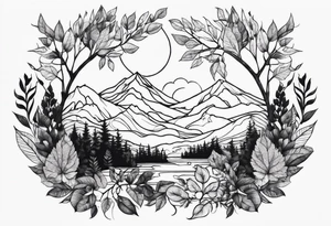 nature tattoo idea