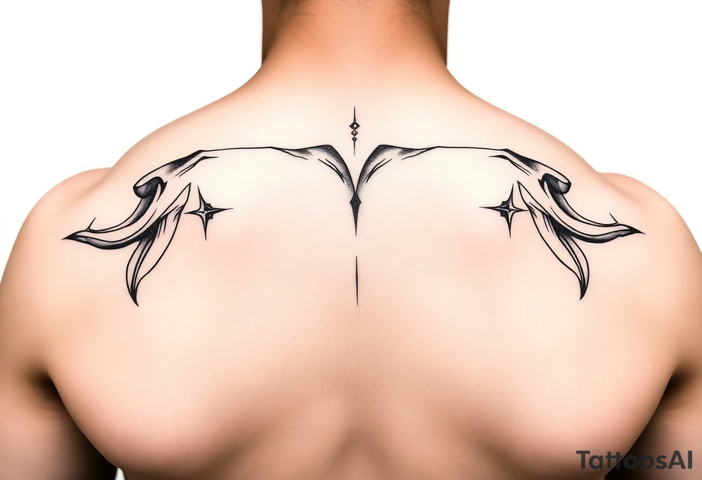 Fully nude lady with big boobs tattoo idea