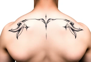 Fully nude lady with big boobs tattoo idea