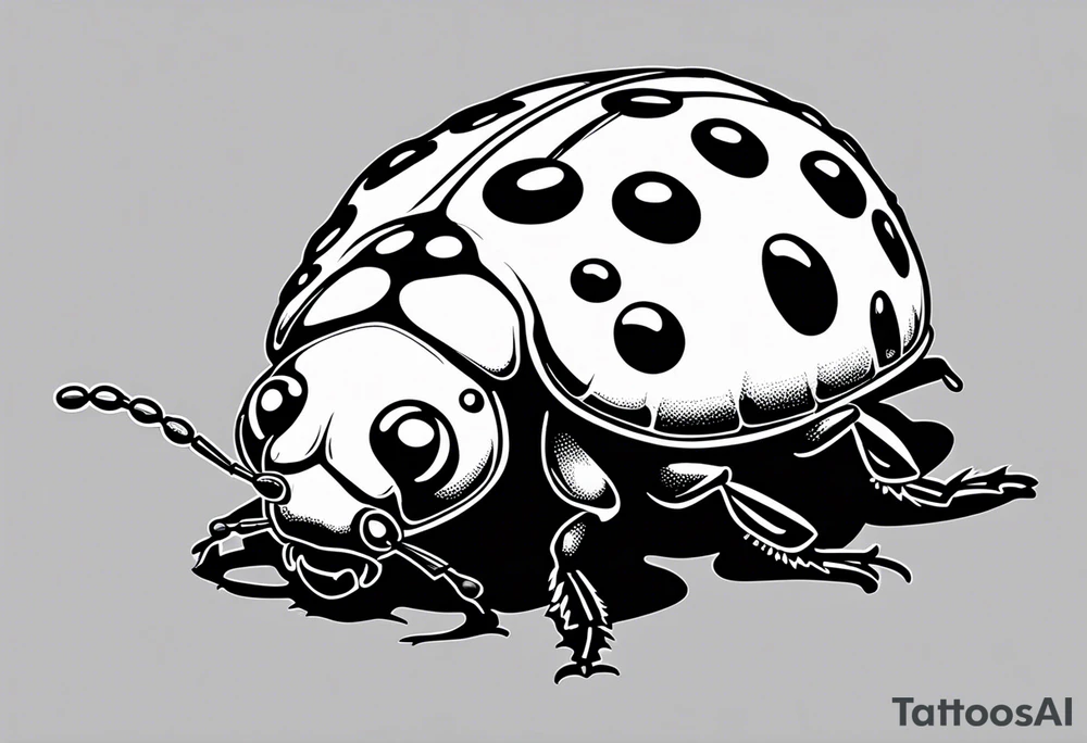 lady bug tattoo idea