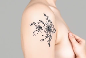 Woman’s body tattoo idea