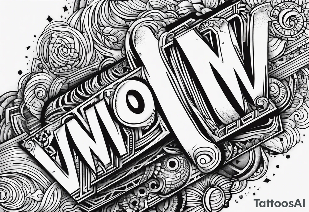 The word Wilson on my right hand tattoo idea
