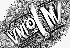 The word Wilson on my right hand tattoo idea