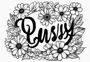 daisy tattoo idea