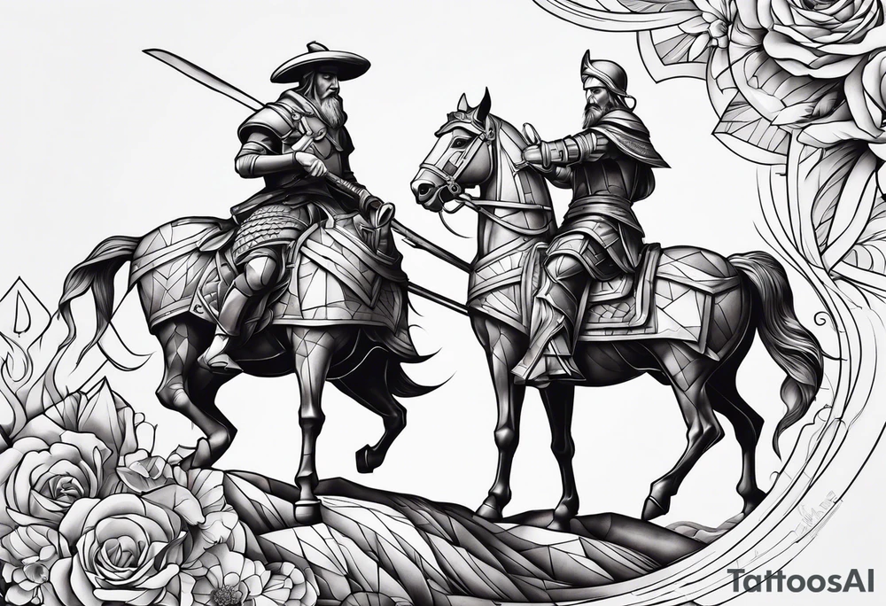 dom quixote tattoo idea