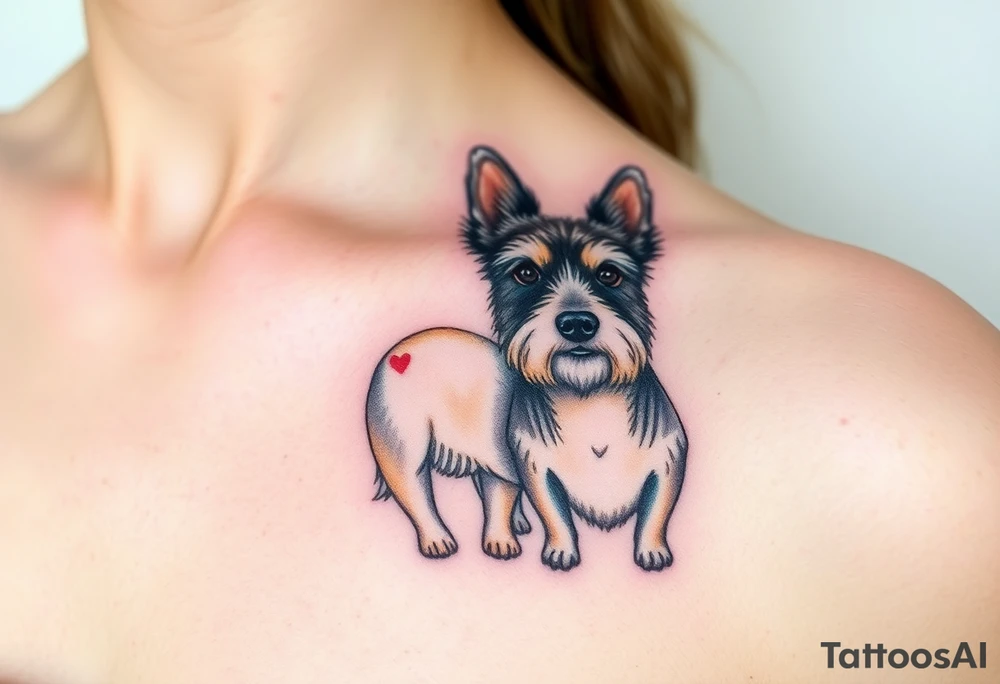 Two westies tattoo idea