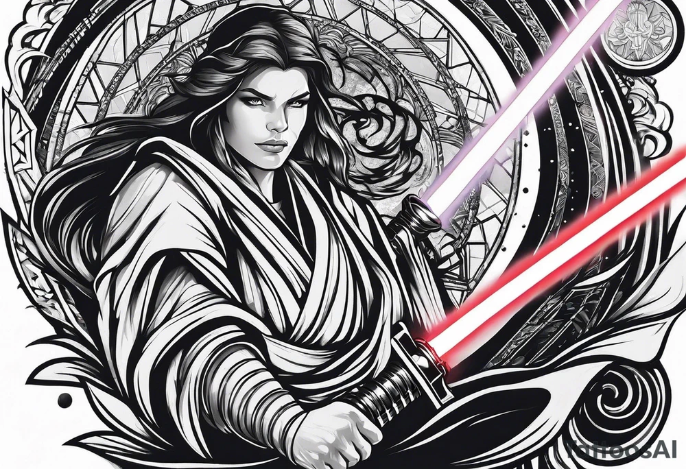 light saber tattoo idea