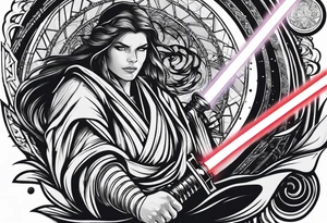 light saber tattoo idea