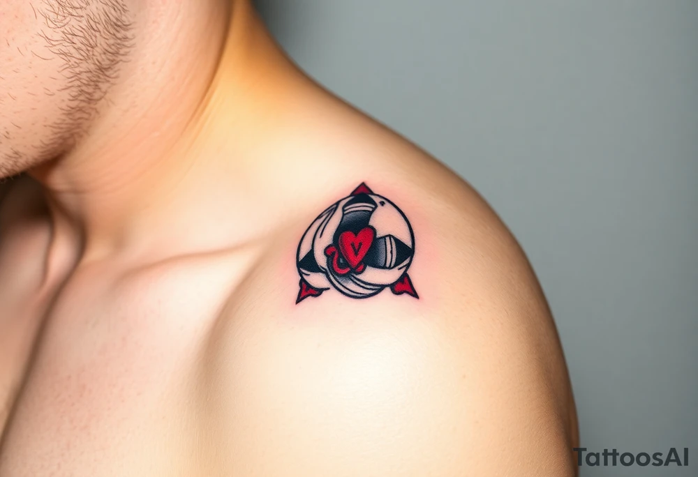 king of hearts tattoo idea